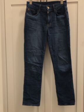 Hudson Jeans Women's Blair Slim Boot Cut in Dark Blue Denim